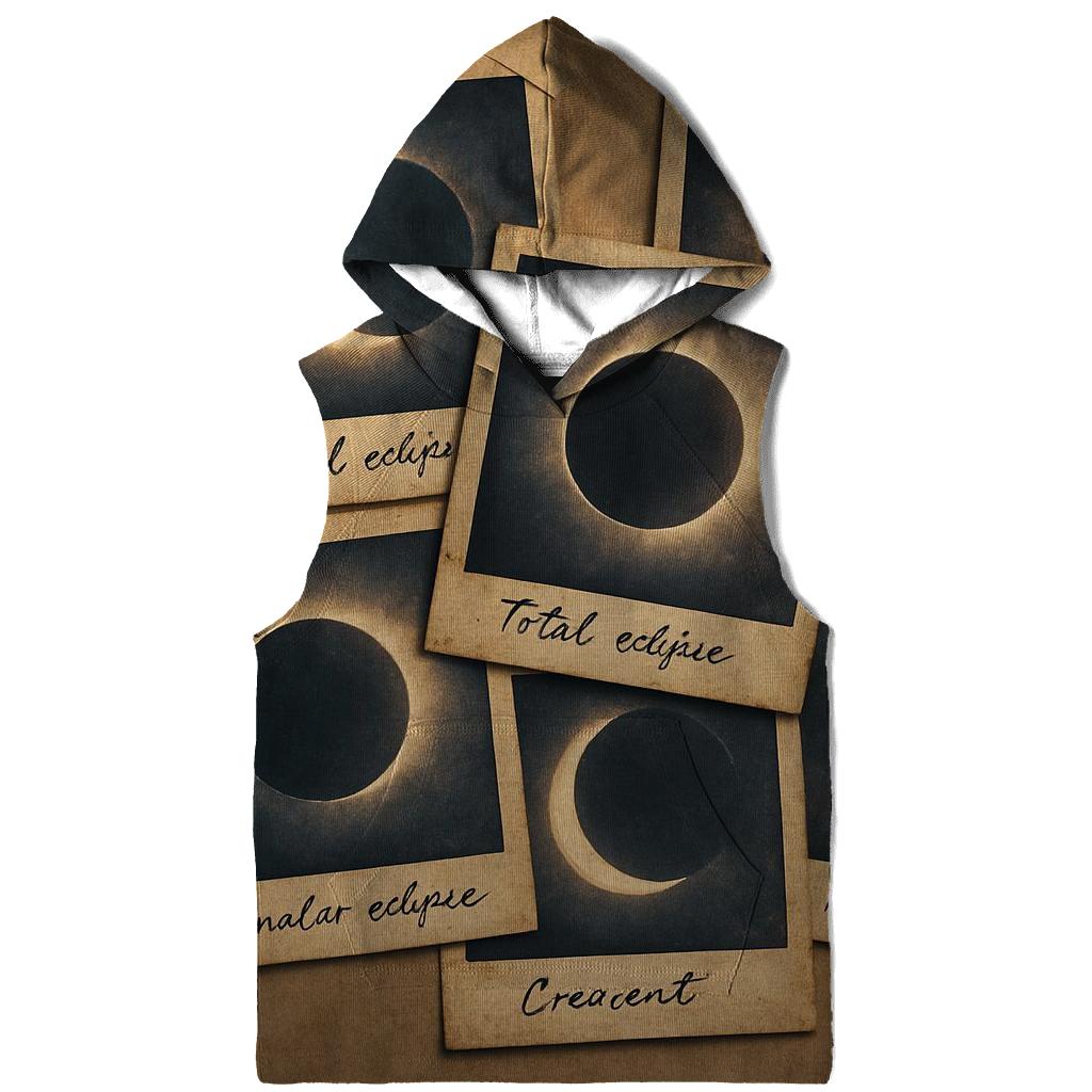 Faded Polaroid Eclipse Collage hoodie designs