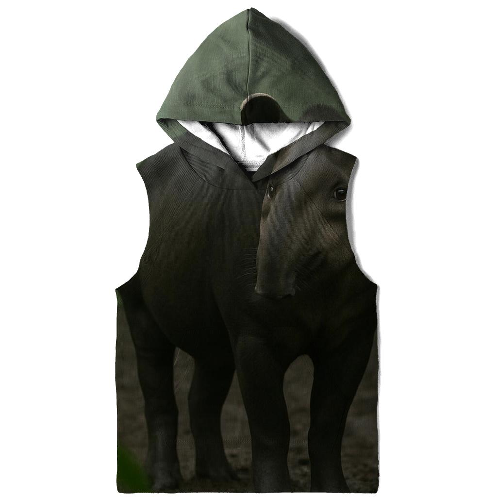 Rainforest Canopy Pause Baird Tapir zip-up hoodies