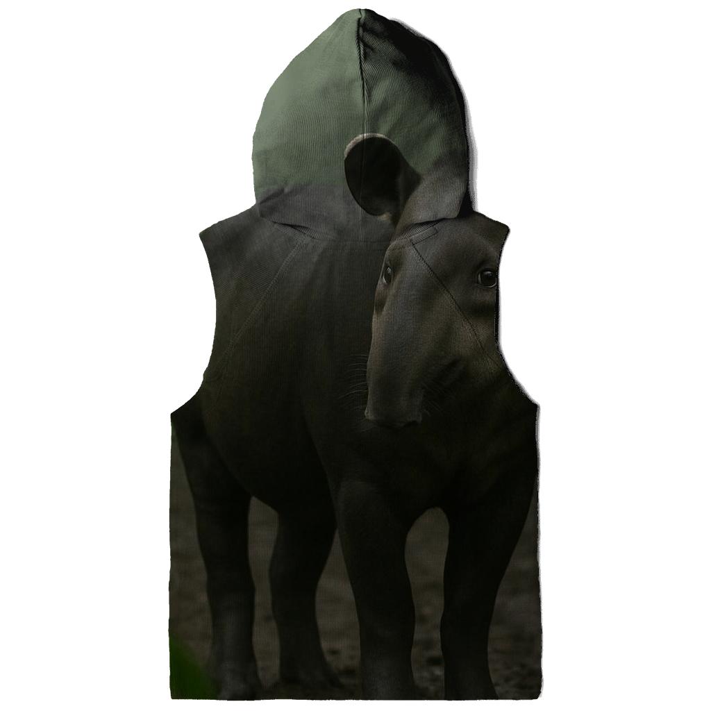 Rainforest Canopy Pause Baird Tapir zip-up hoodies