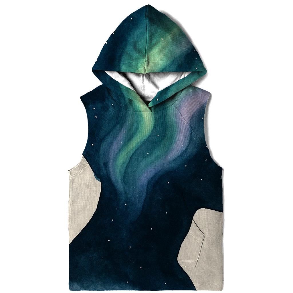 Aurora Ink Wash Portrait hoodies fashion