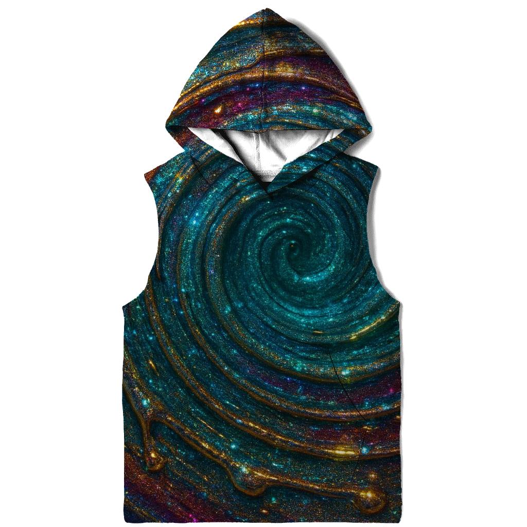 Jewel Tone Shimmer Vortex Pool heavyweight hoodies