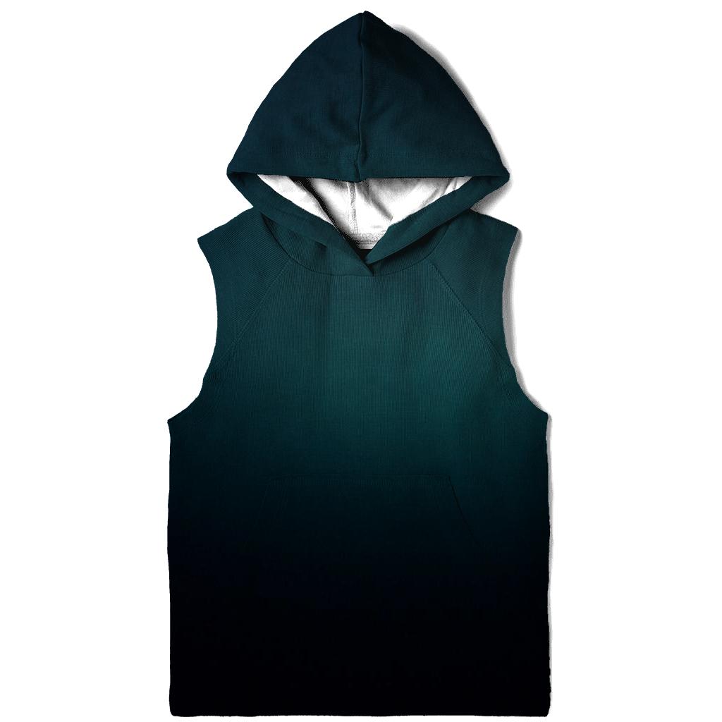 Obsidian Teal Depth Fade hoodie styles