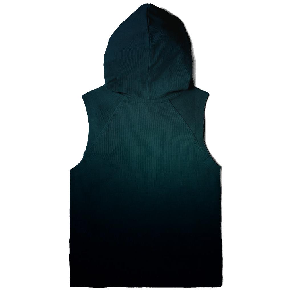 Obsidian Teal Depth Fade hoodie styles