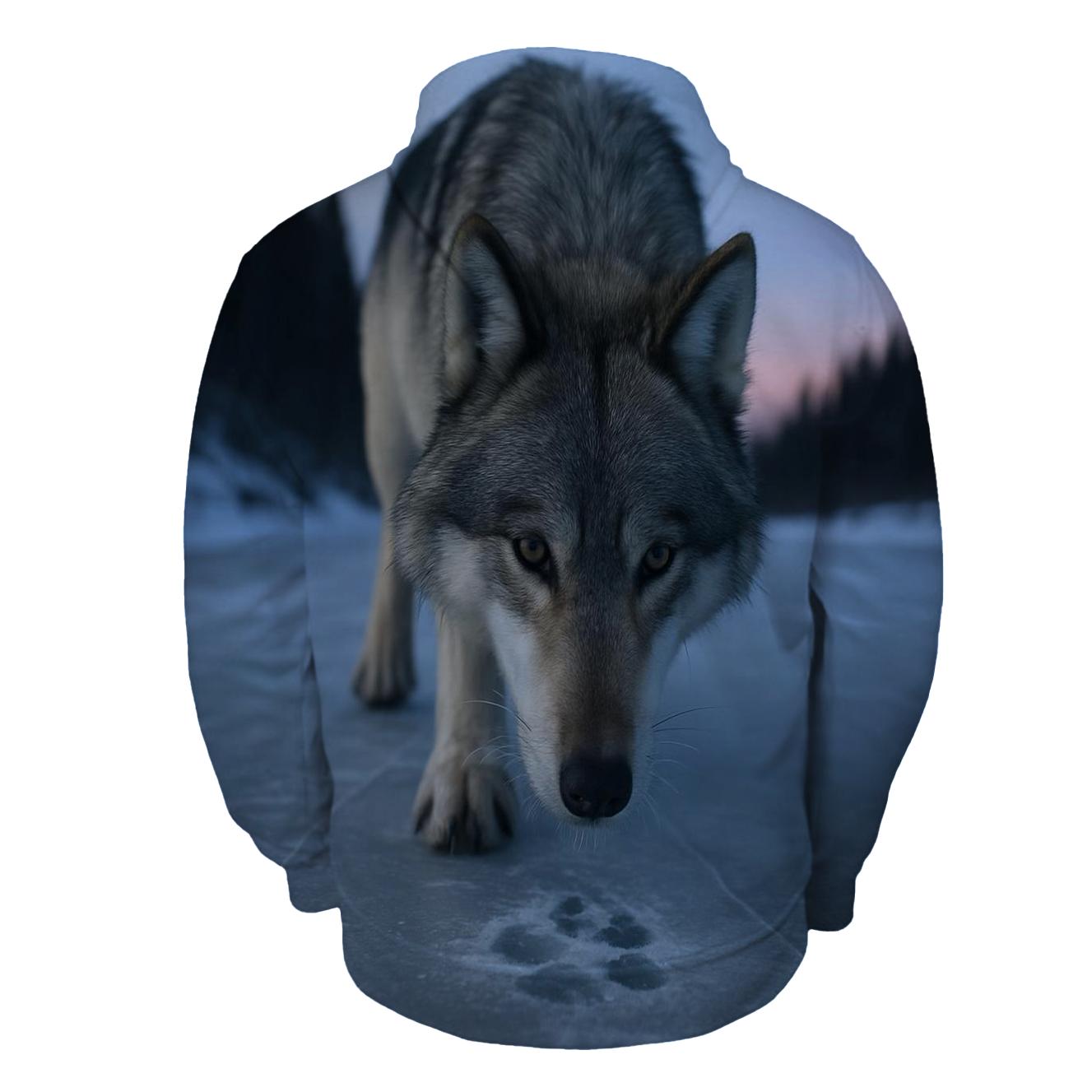 Frost Whiskers On The River Ice Scout graphic hoodies