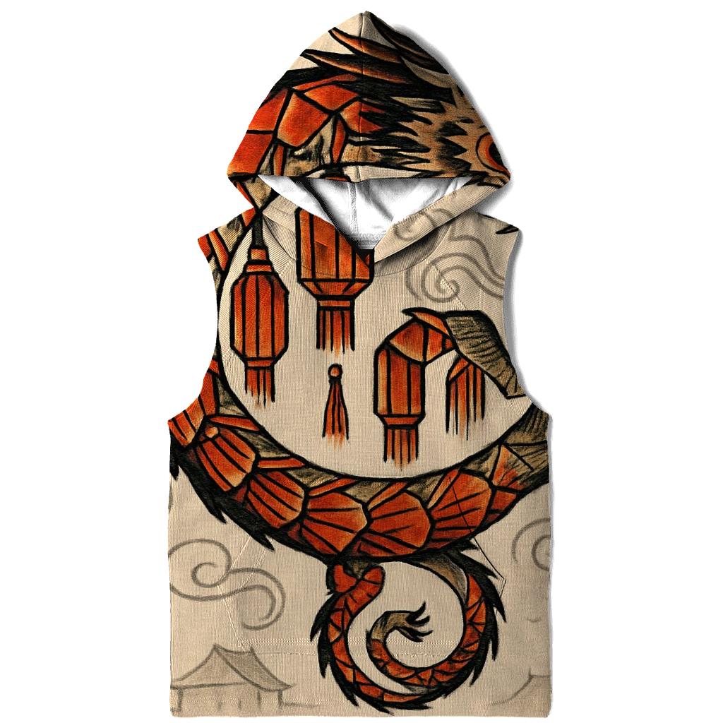 Ouroboros Lantern Festival Loop zip-up hoodies