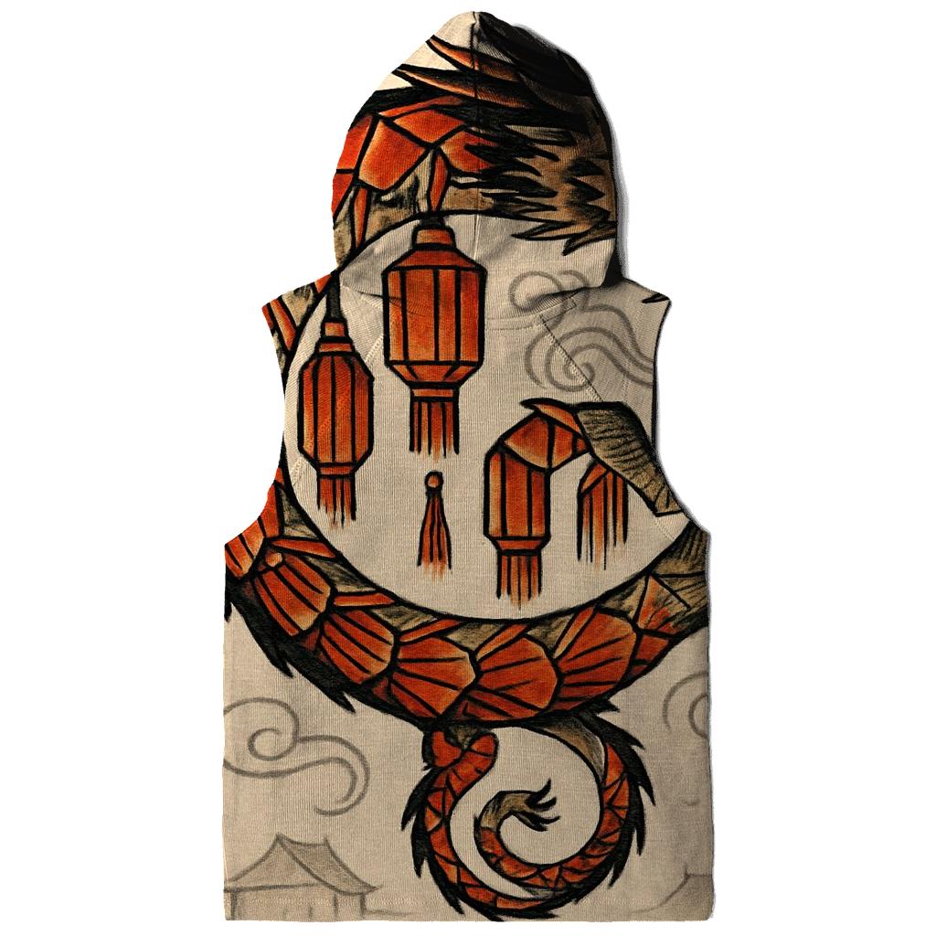 Ouroboros Lantern Festival Loop zip-up hoodies