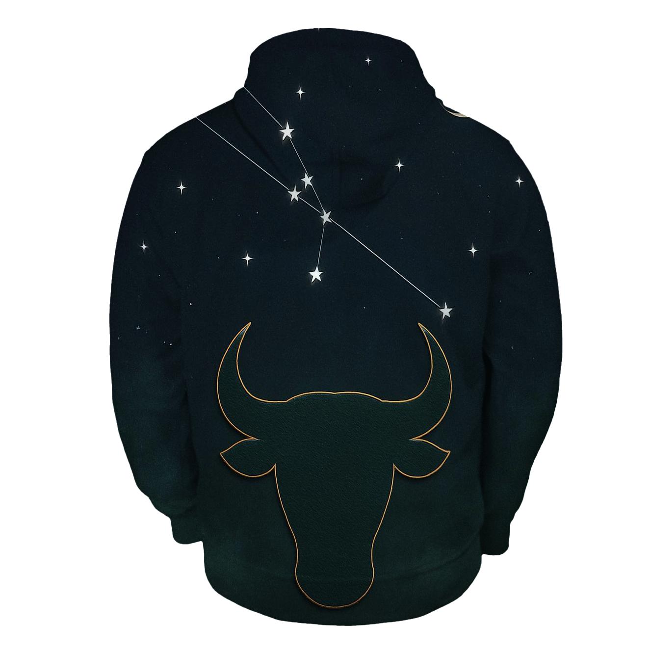 Taurus Constellation With Verdant Bull Sigil hoodie trends