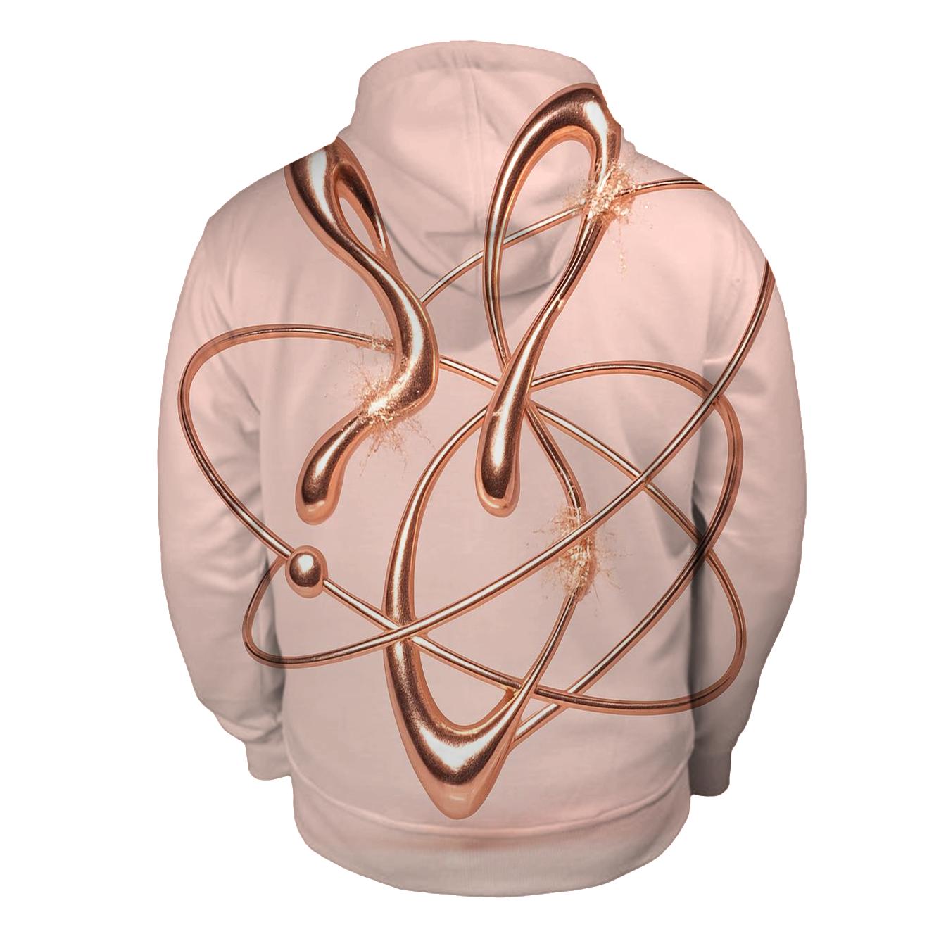 Rose Gold Orbit Drips hoodies fashion