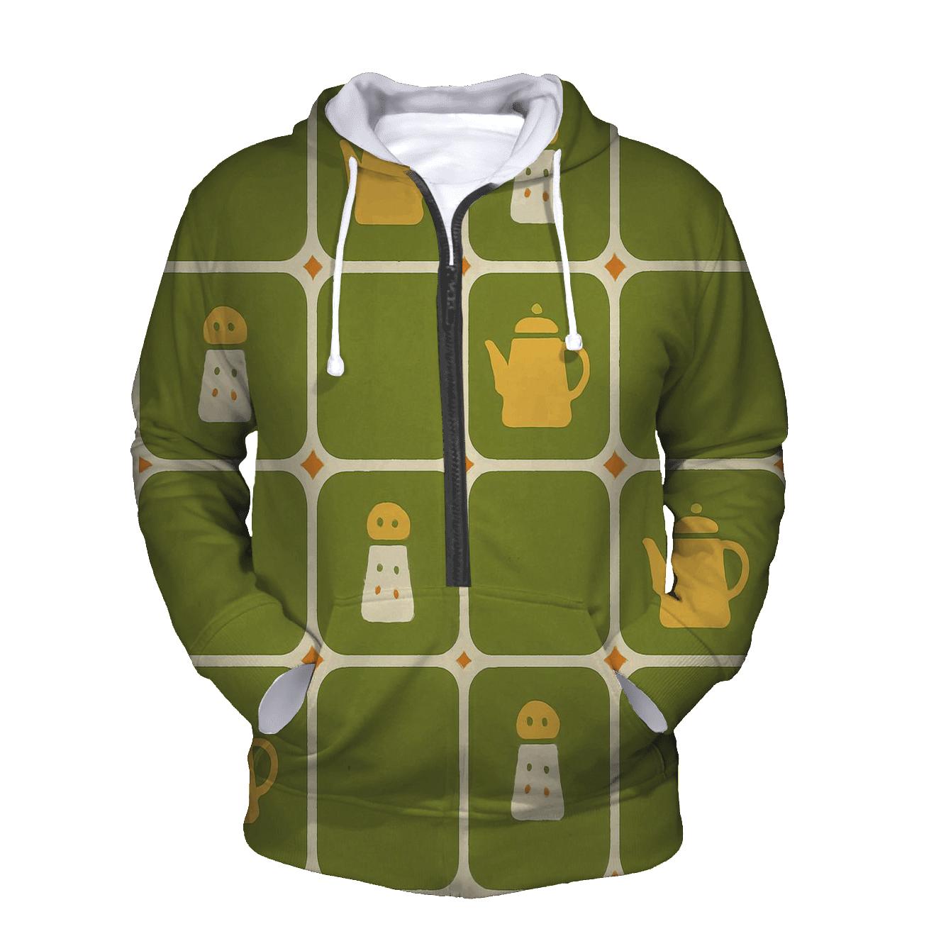Avocado Kitchen Tile Grid heavyweight hoodies