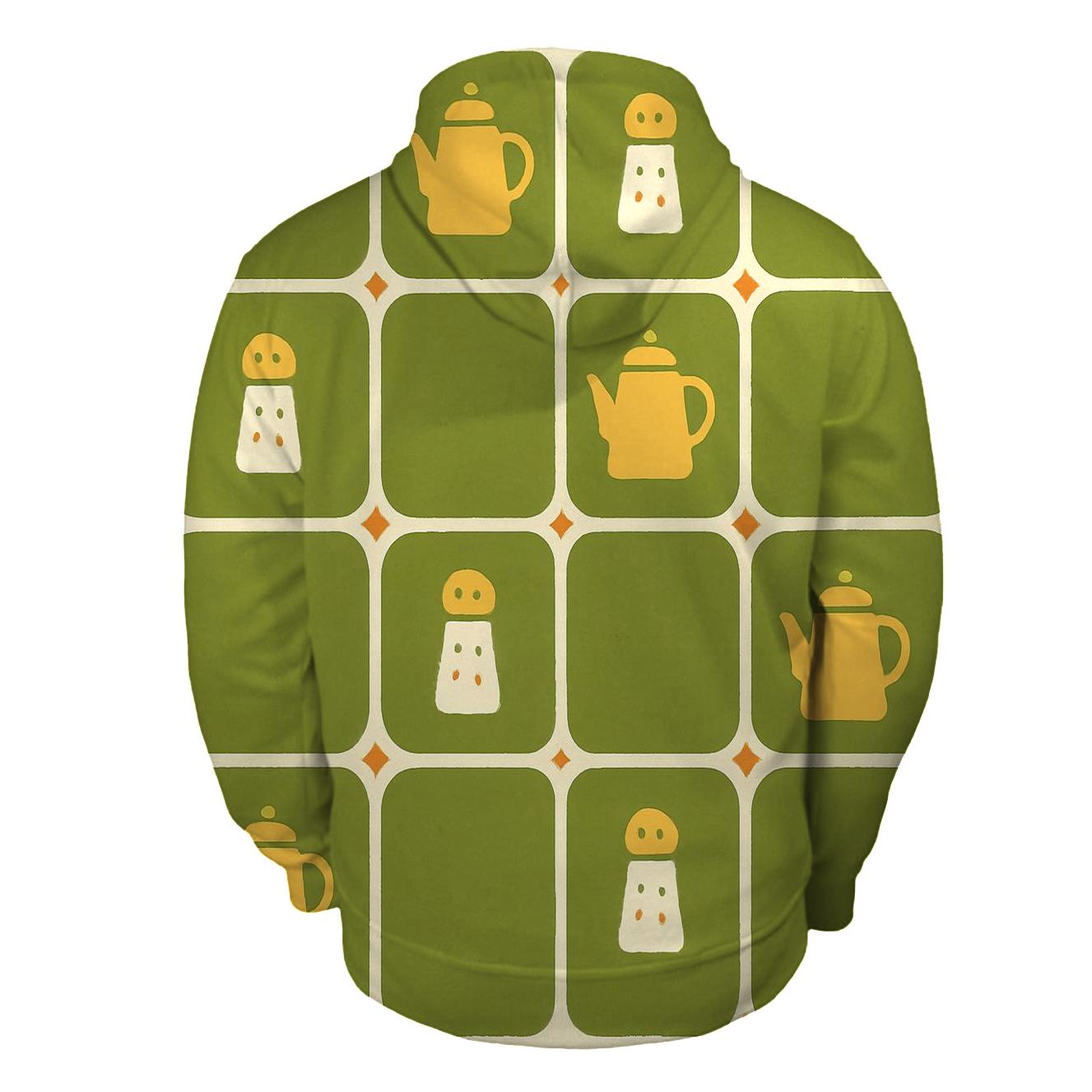 Avocado Kitchen Tile Grid heavyweight hoodies