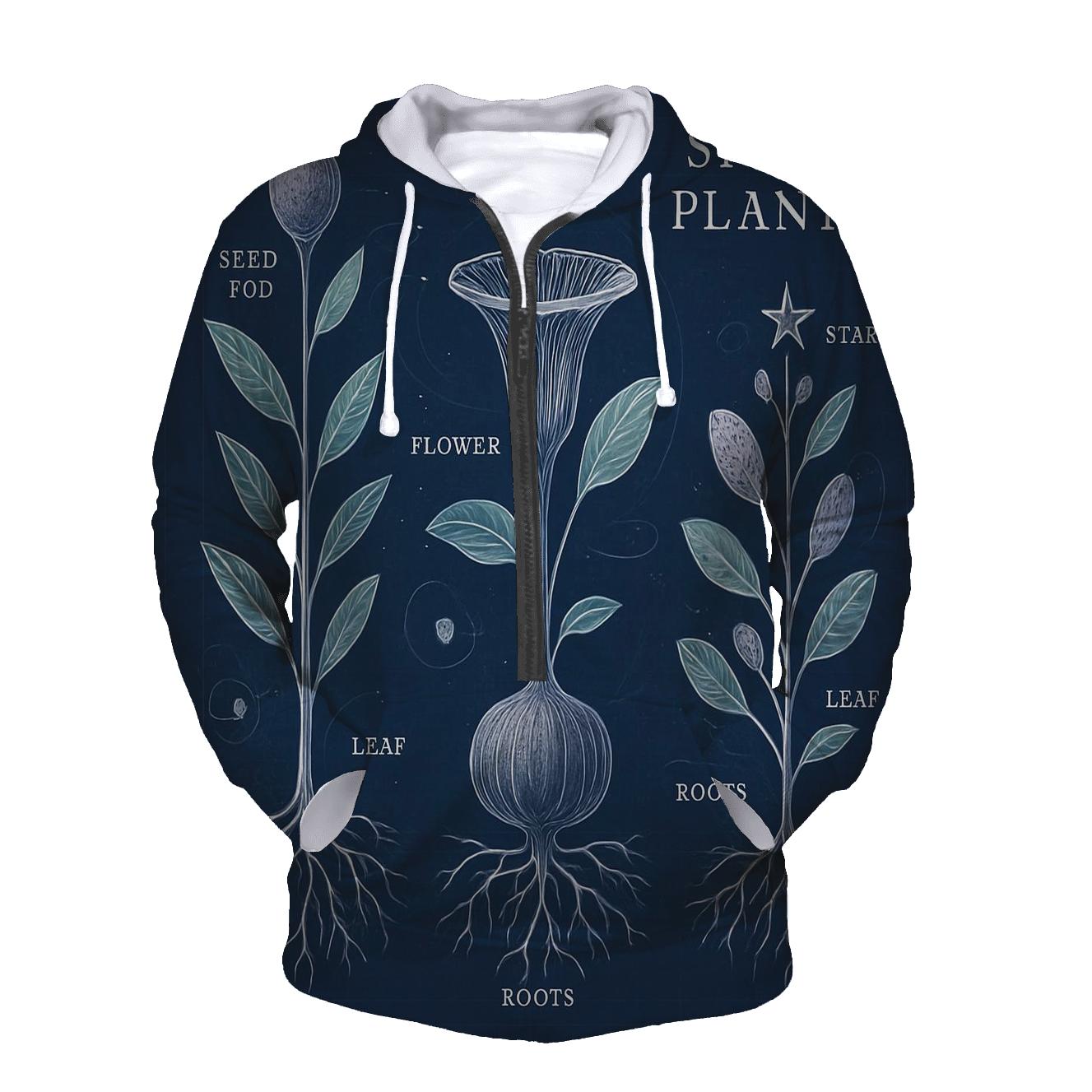 Astral Botanical Blueprint hoodies fashion