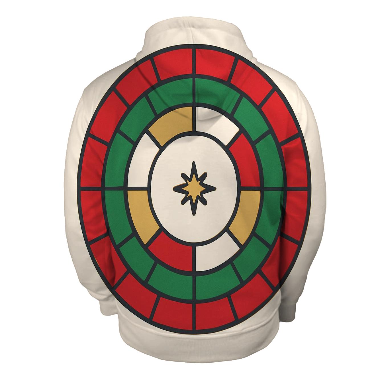 Ornament Mandala Rings embroidered hoodies