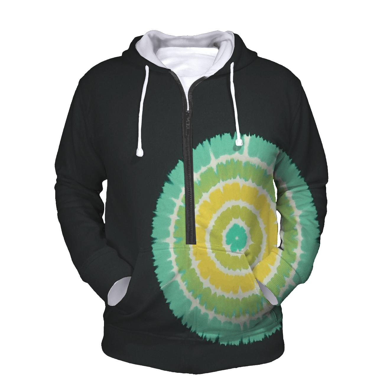 Bullseye Aurora Offset Rings premium hoodies