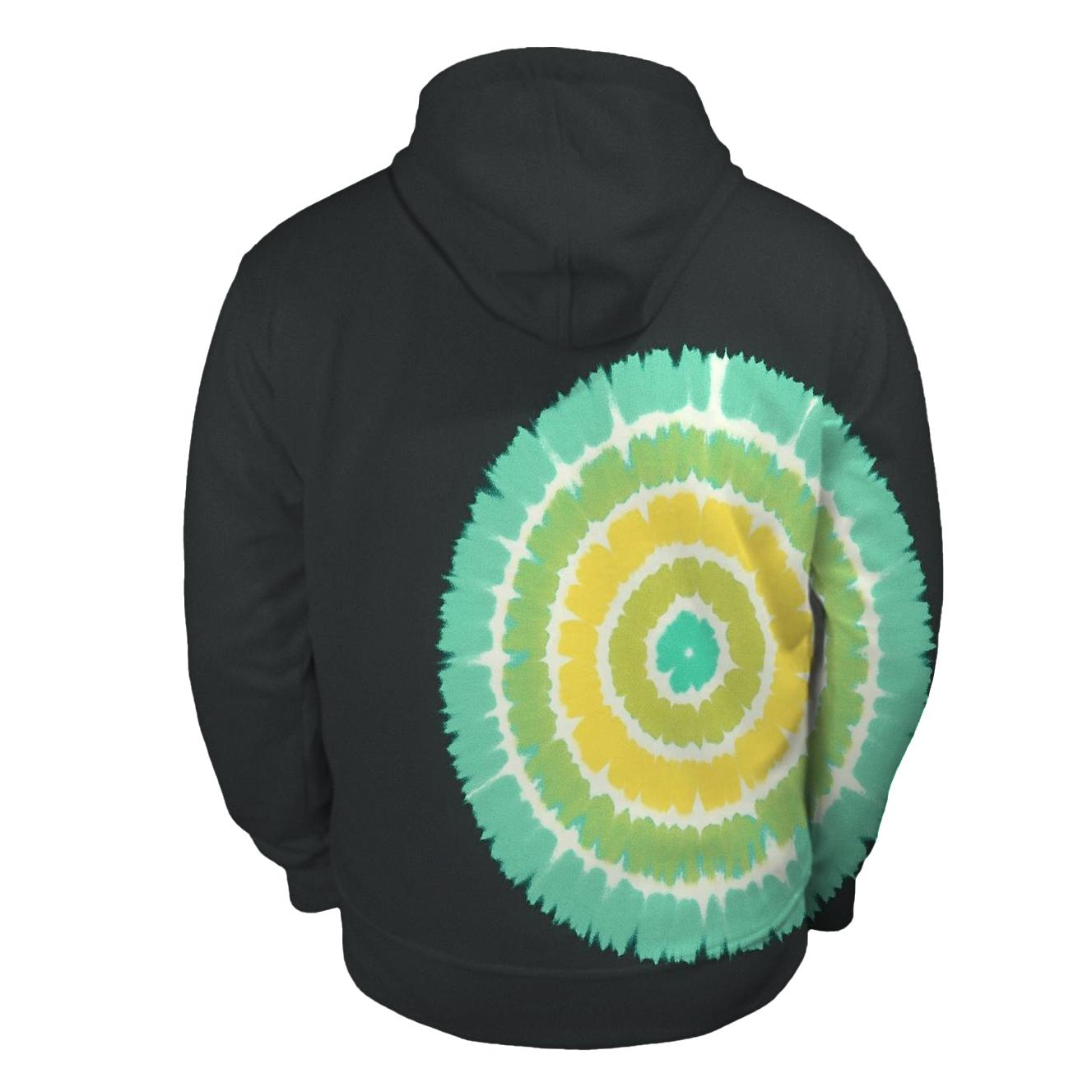 Bullseye Aurora Offset Rings premium hoodies