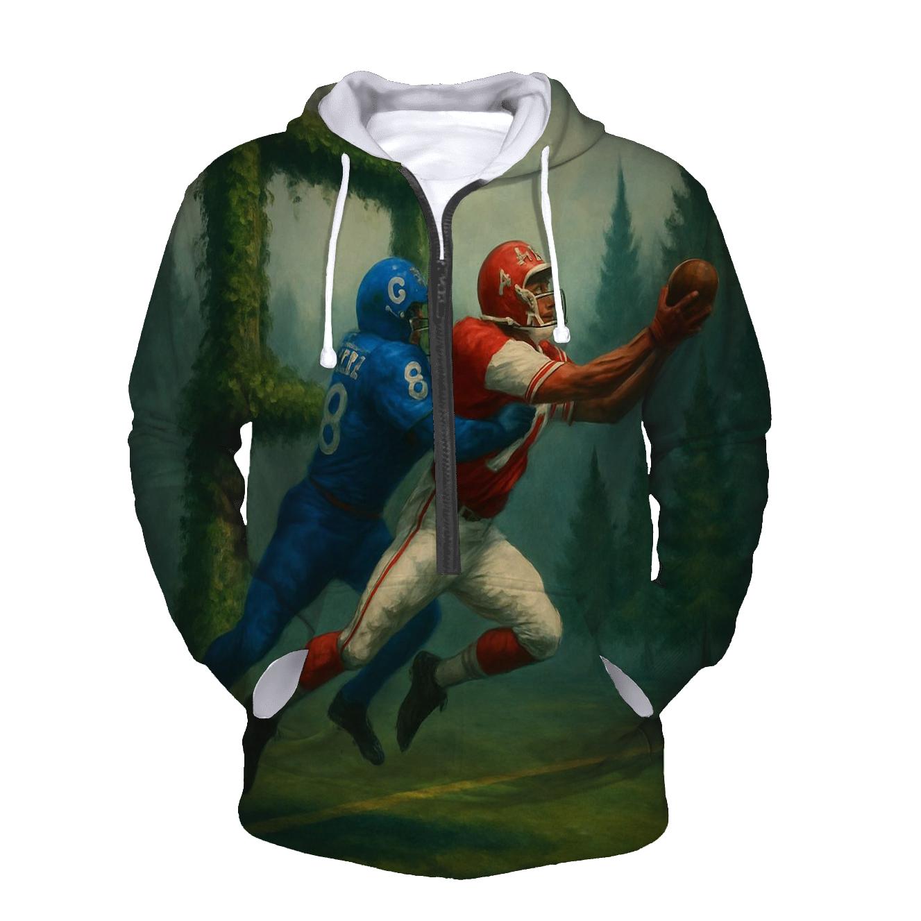 Ivy And Pine Forest End Zone embroidered hoodies