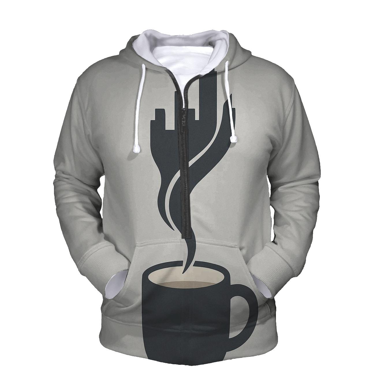 Steam Ribbon Skyline premium hoodies