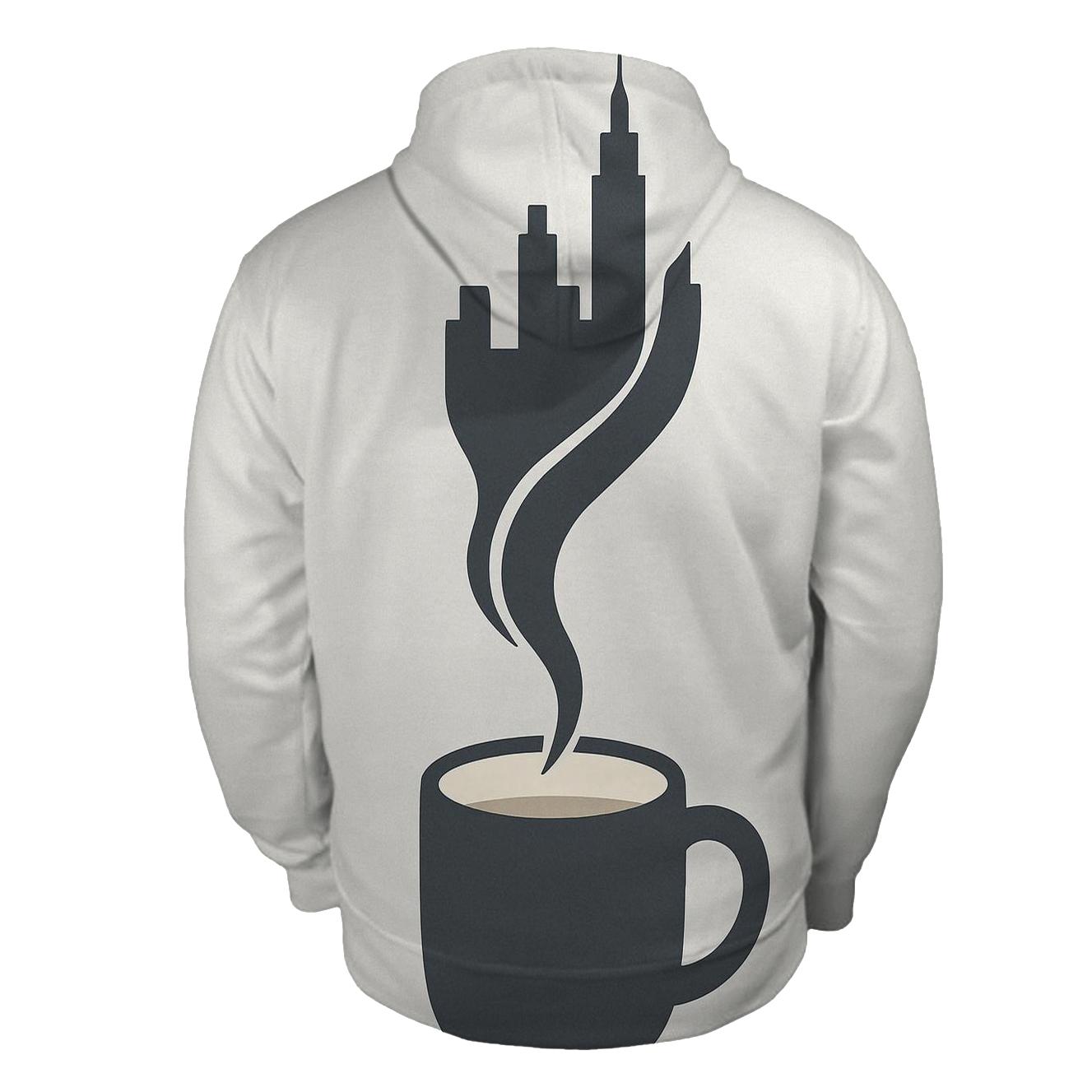 Steam Ribbon Skyline premium hoodies