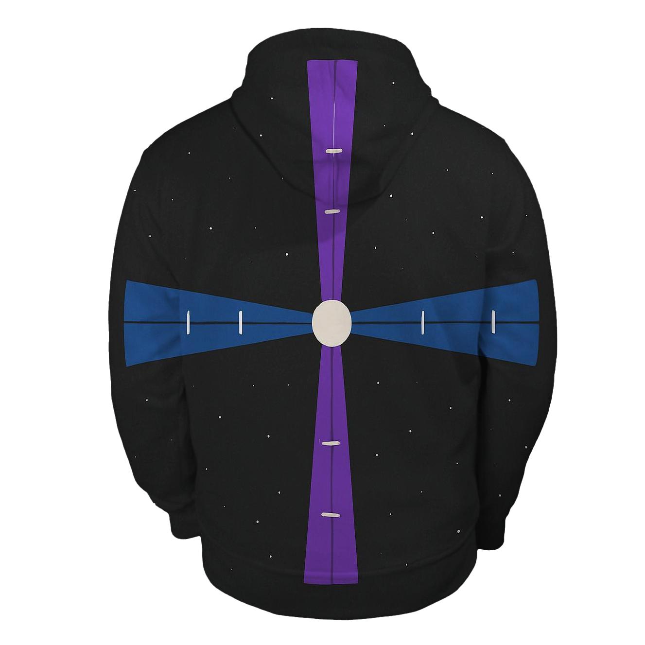 Pulsar Beam Crossfield graphic hoodies