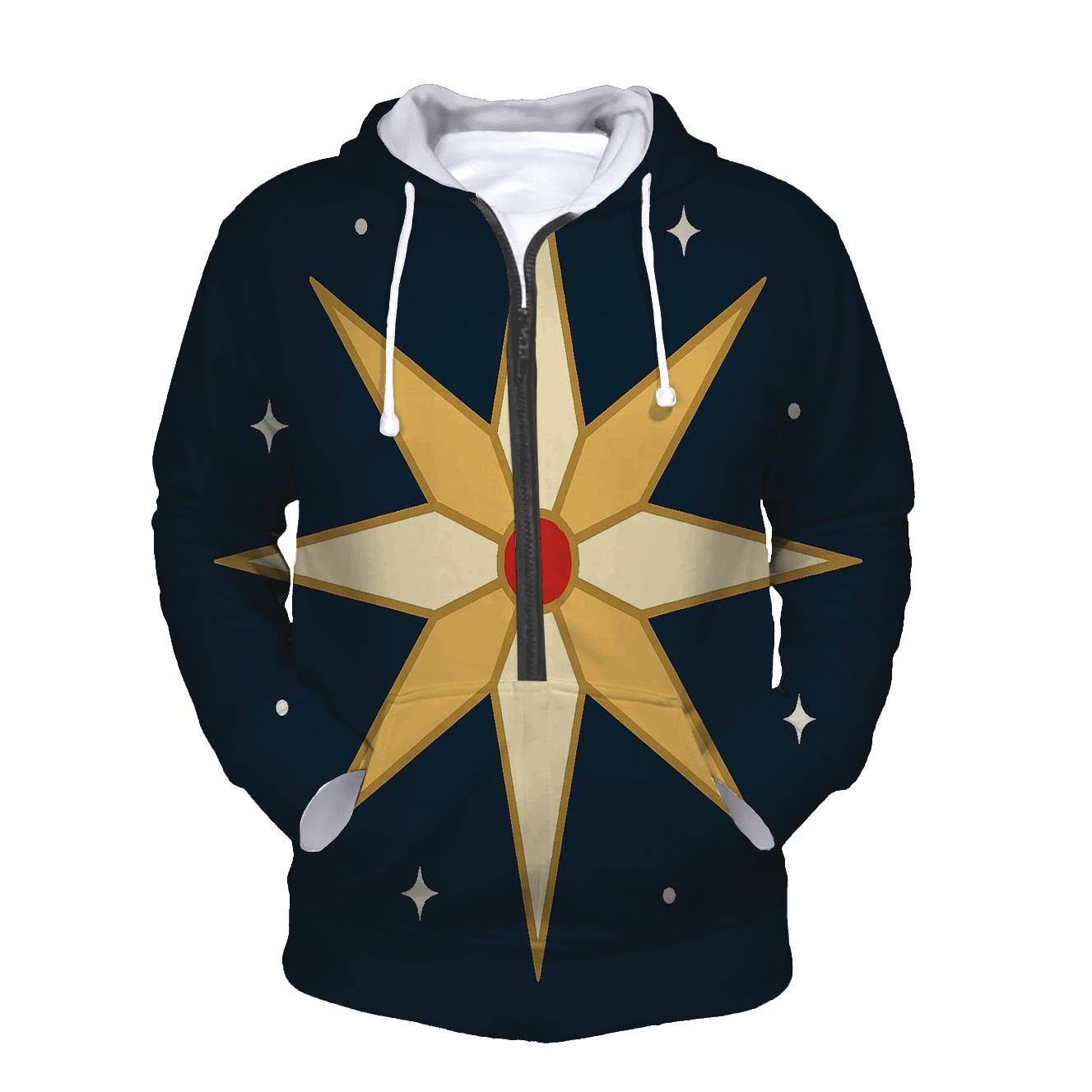 Nativity Star Minimal Rays hoodie trends