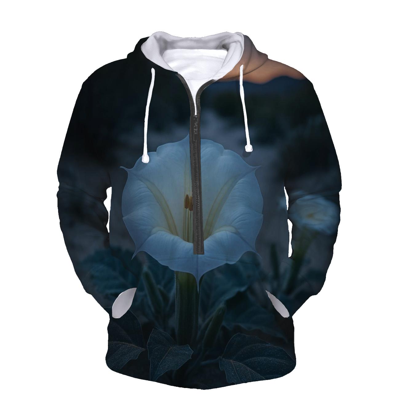 Desert Evening Bloom Of Sacred Datura hoodie trends