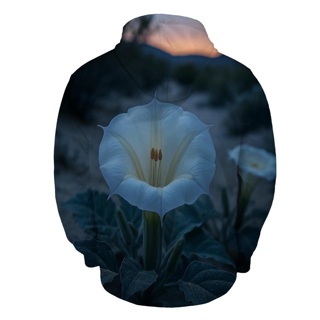 Desert Evening Bloom Of Sacred Datura hoodie trends