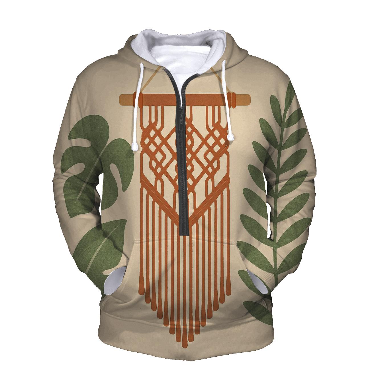 Groovy Botanical Wall Hanging designer hoodies