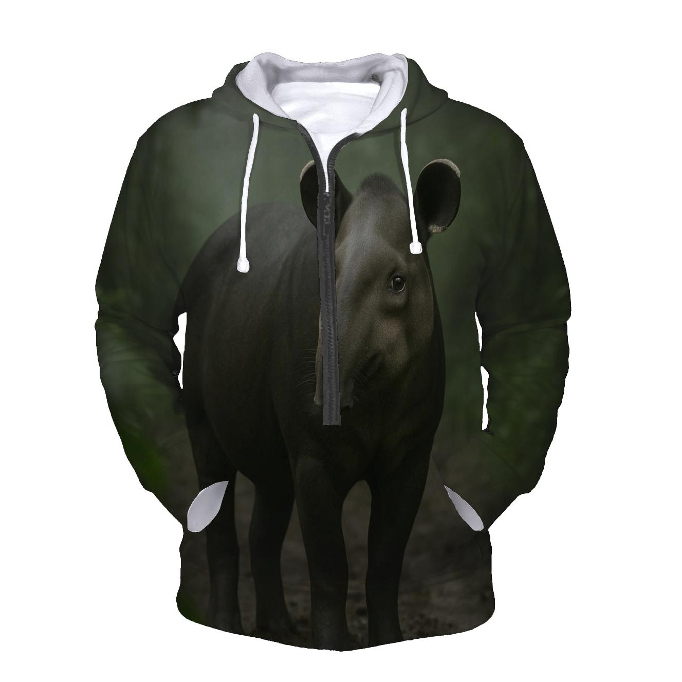 Rainforest Canopy Pause Baird Tapir heavyweight hoodies