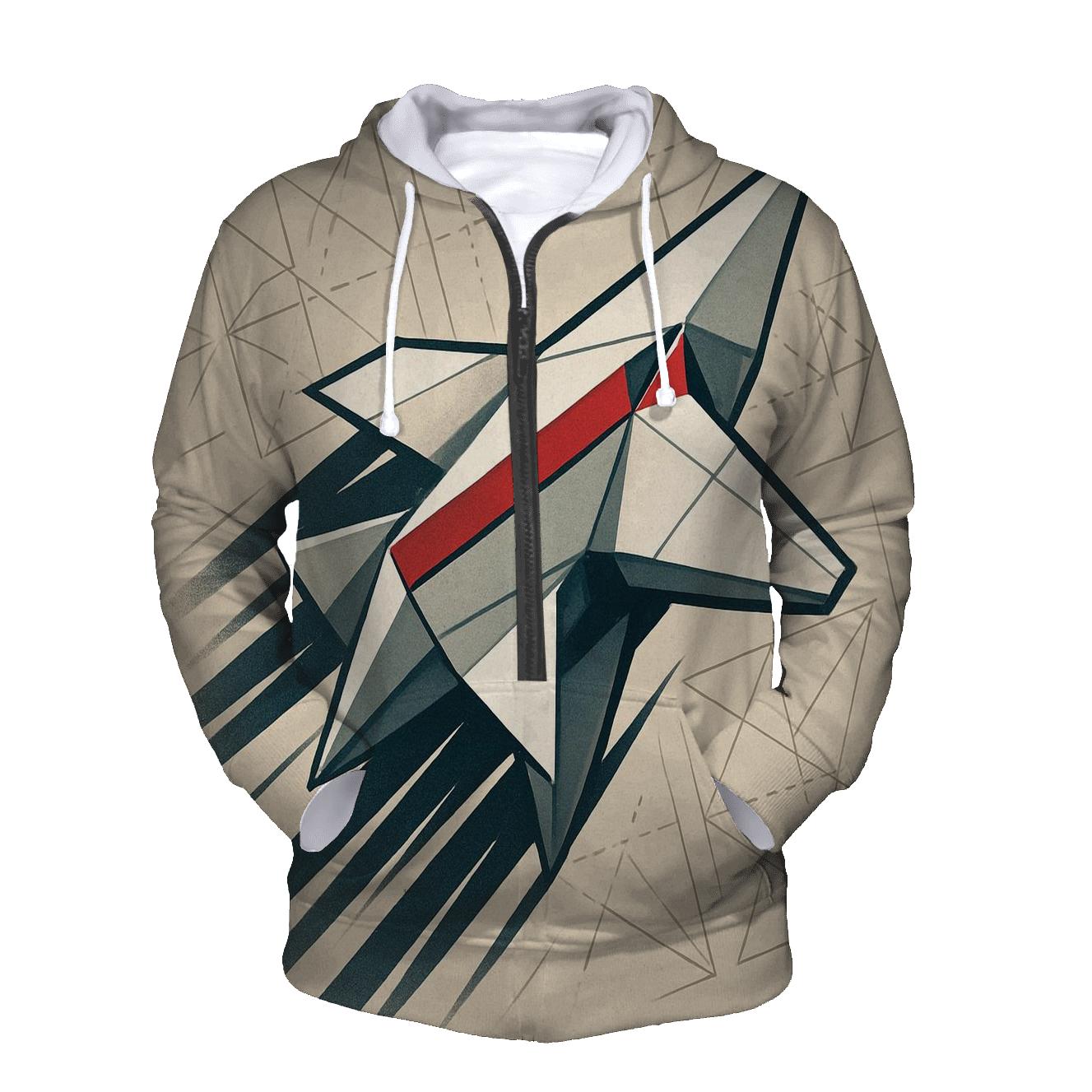 Kinetic Origami Starship hoodies fashion