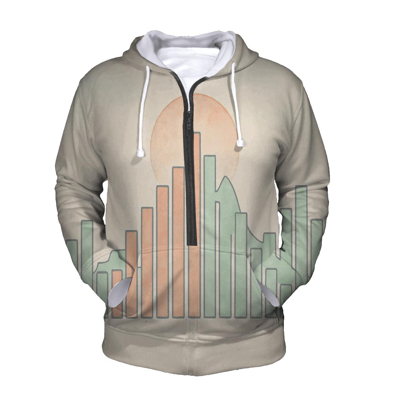Equalizer Mountain Silhouette heavyweight hoodies