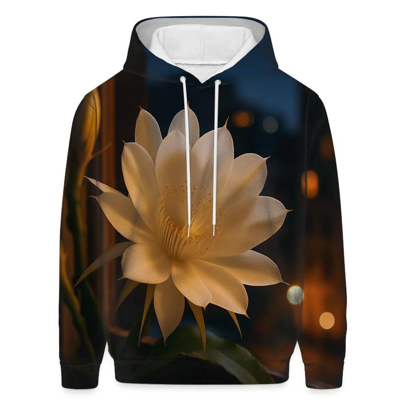 Night Blooming Cereus Window Vigil custom hoodies
