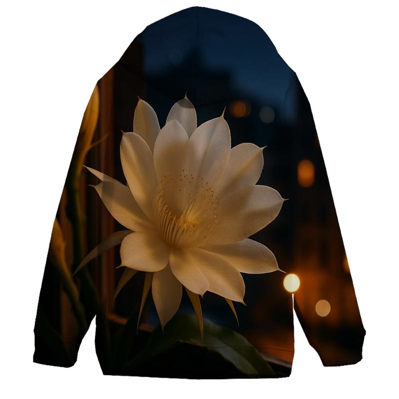Night Blooming Cereus Window Vigil custom hoodies