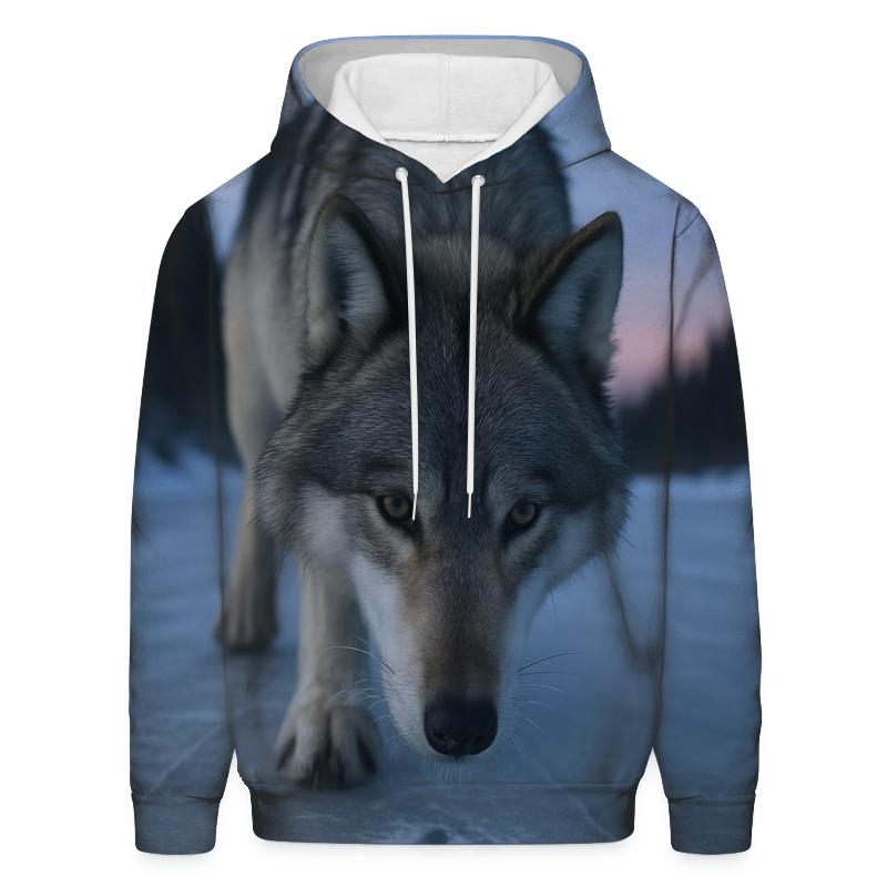 Frost Whiskers On The River Ice Scout premium hoodies