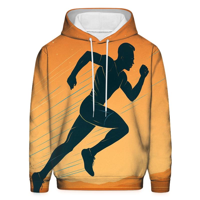 Desert Marathon Star Trail printed hoodies