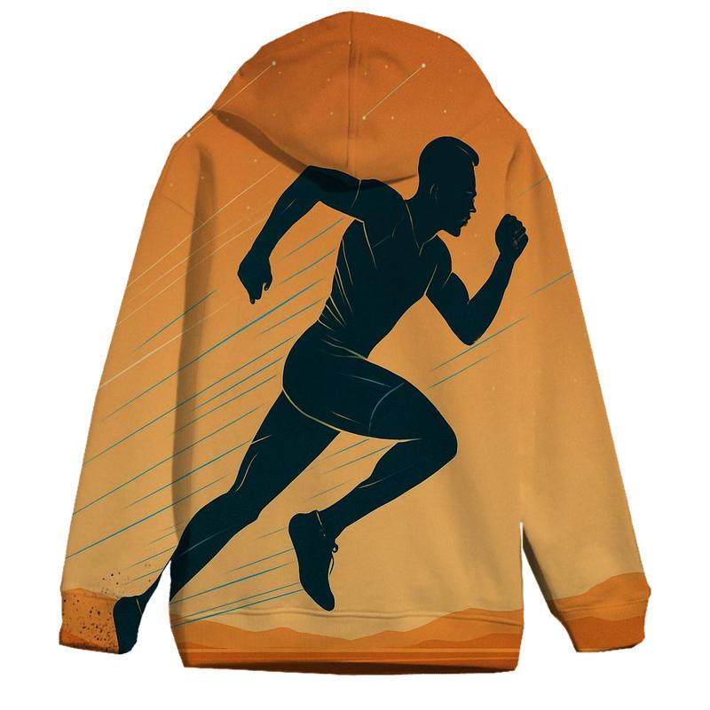 Desert Marathon Star Trail printed hoodies