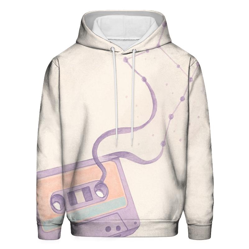 Pastel Cassette Constellation premium hoodies