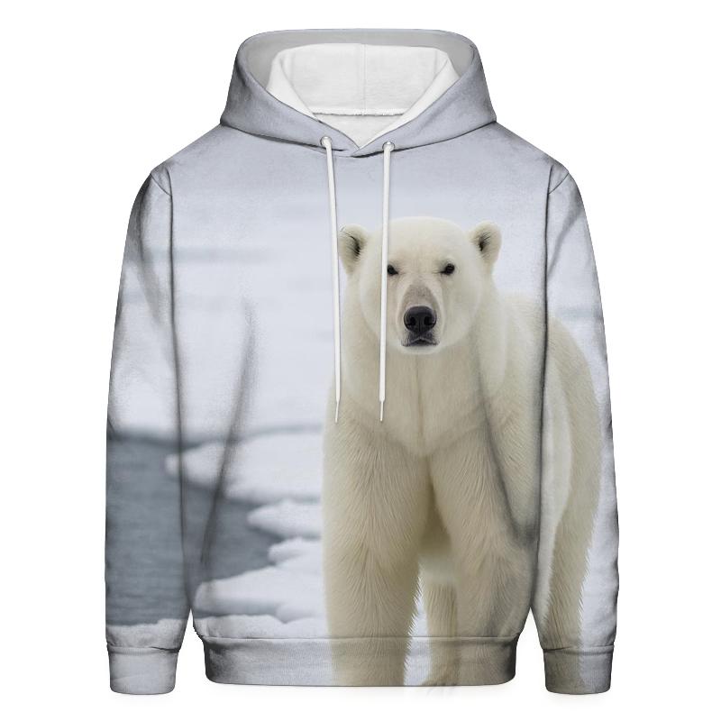 Ice Edge Sentinel Polar Bear hoodie designs