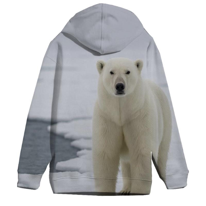 Ice Edge Sentinel Polar Bear hoodie designs
