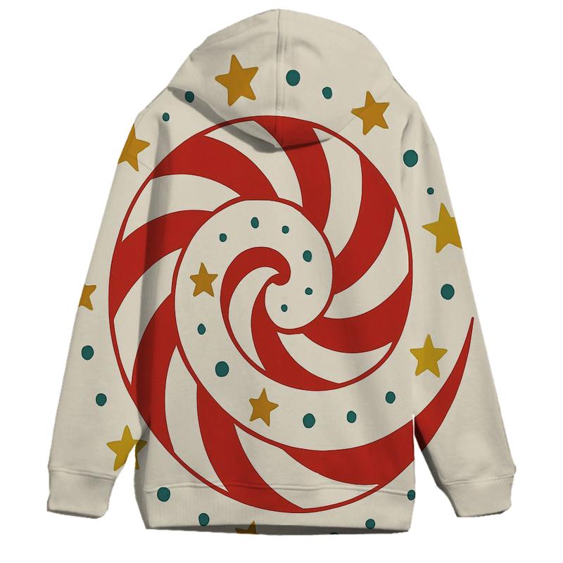 Candy Cane Spiral Constellation hoodie trends