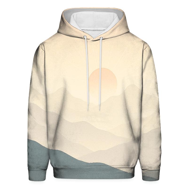 Mountain Dawn Stillness graphic hoodies
