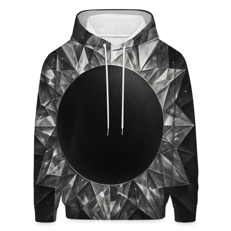 Charcoal Facet Eclipse hoodies fashion