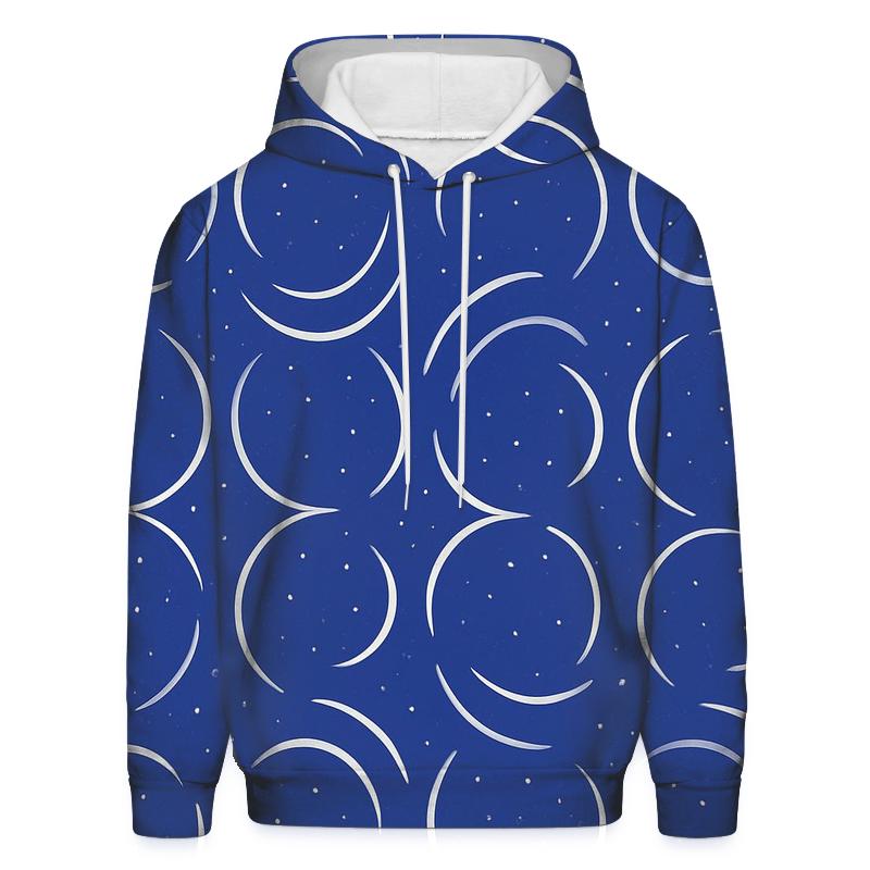 Gravitational Lens Arc Lattice premium hoodies