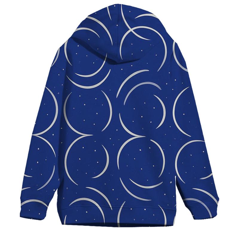 Gravitational Lens Arc Lattice premium hoodies