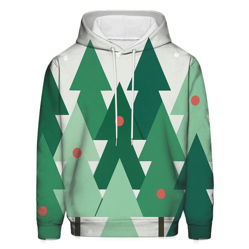 Pine Tree Triangle Mountains zip-up hoodies