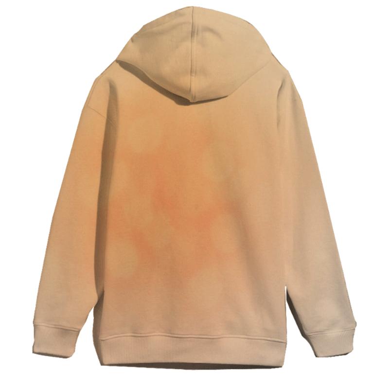 Coral Thermal Bloom graphic hoodies