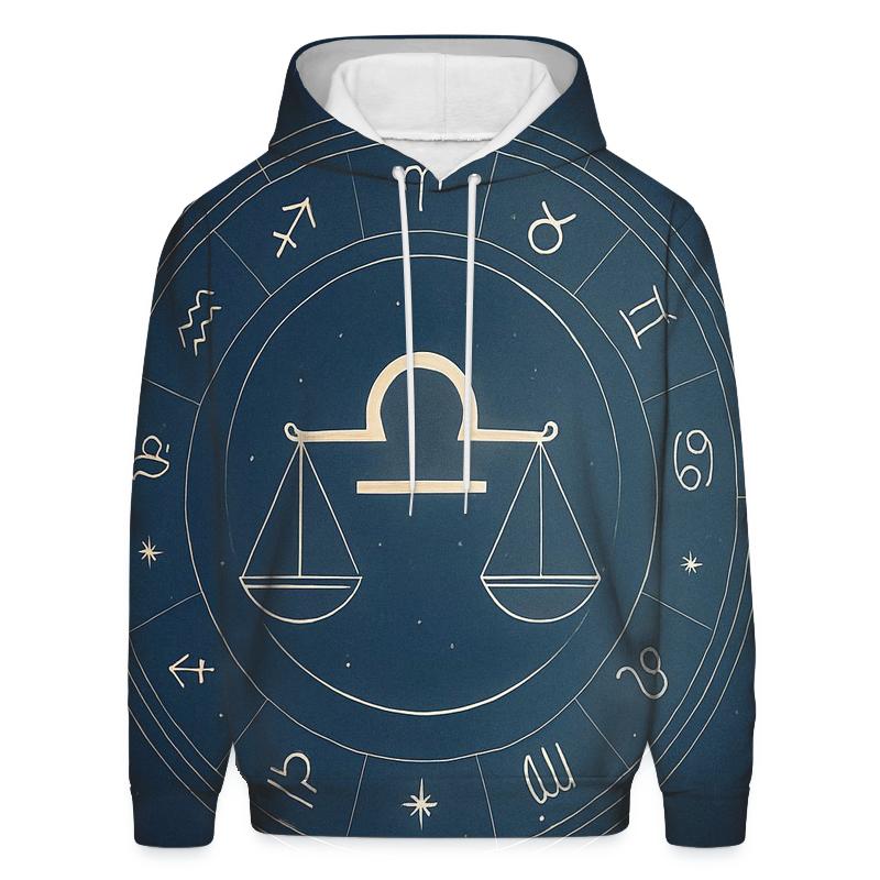 Libra Equinox Balance Circle heavyweight hoodies