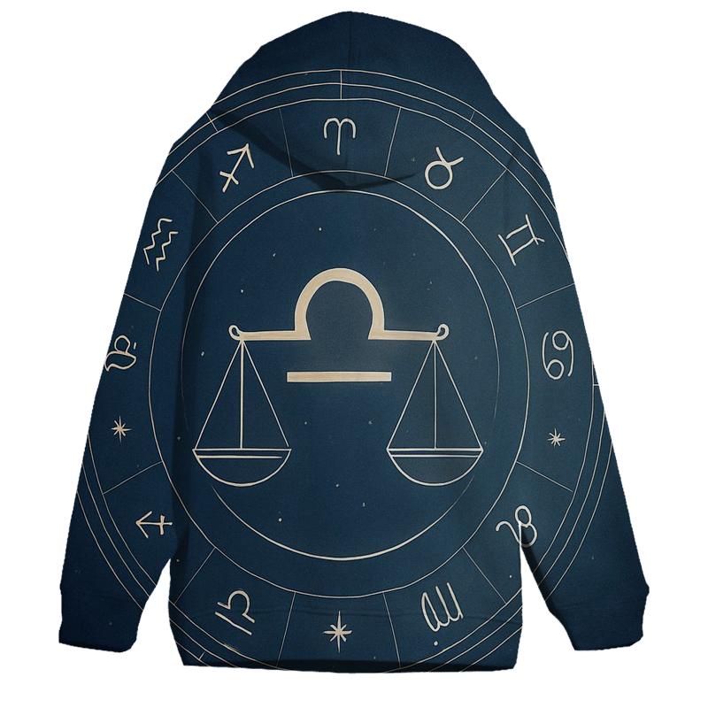 Libra Equinox Balance Circle heavyweight hoodies