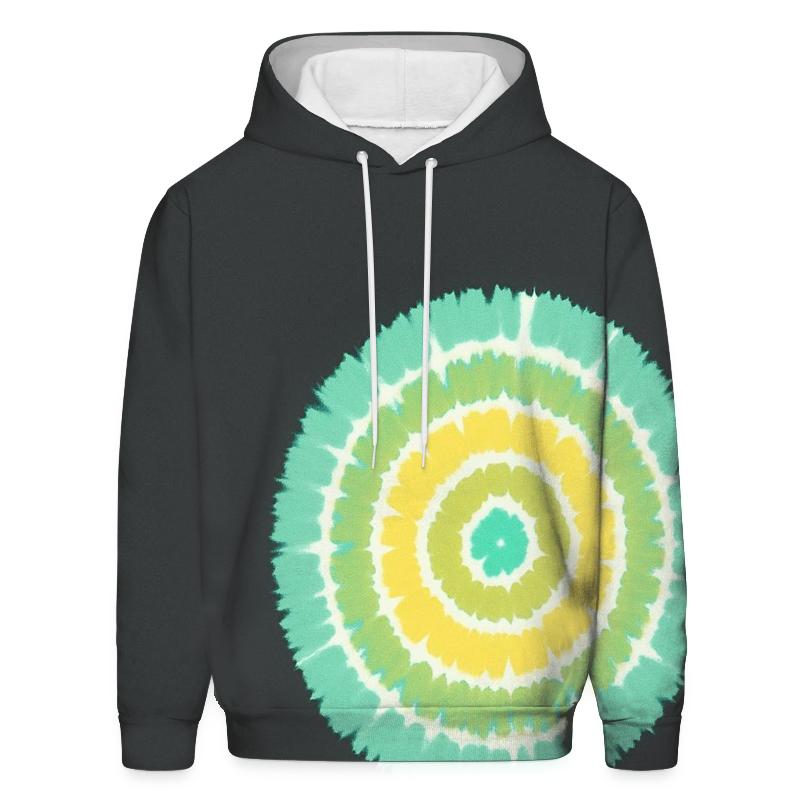 Bullseye Aurora Offset Rings graphic hoodies