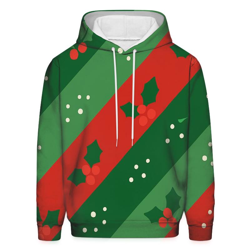 Holly Garland Wave Bands zip-up hoodies