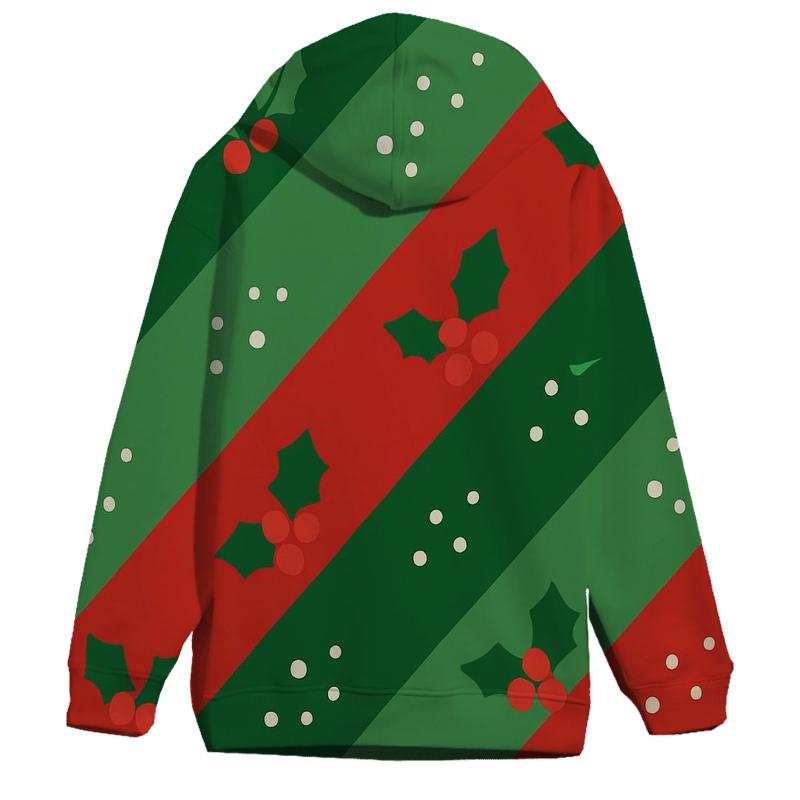 Holly Garland Wave Bands zip-up hoodies