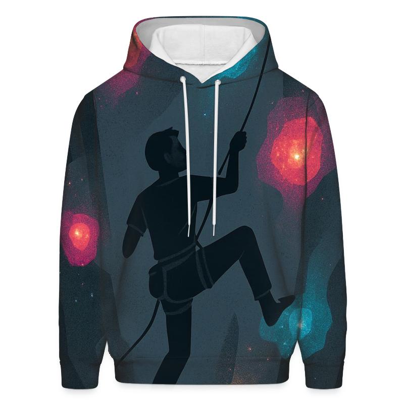 Climbing Route Nebula Wall custom hoodies